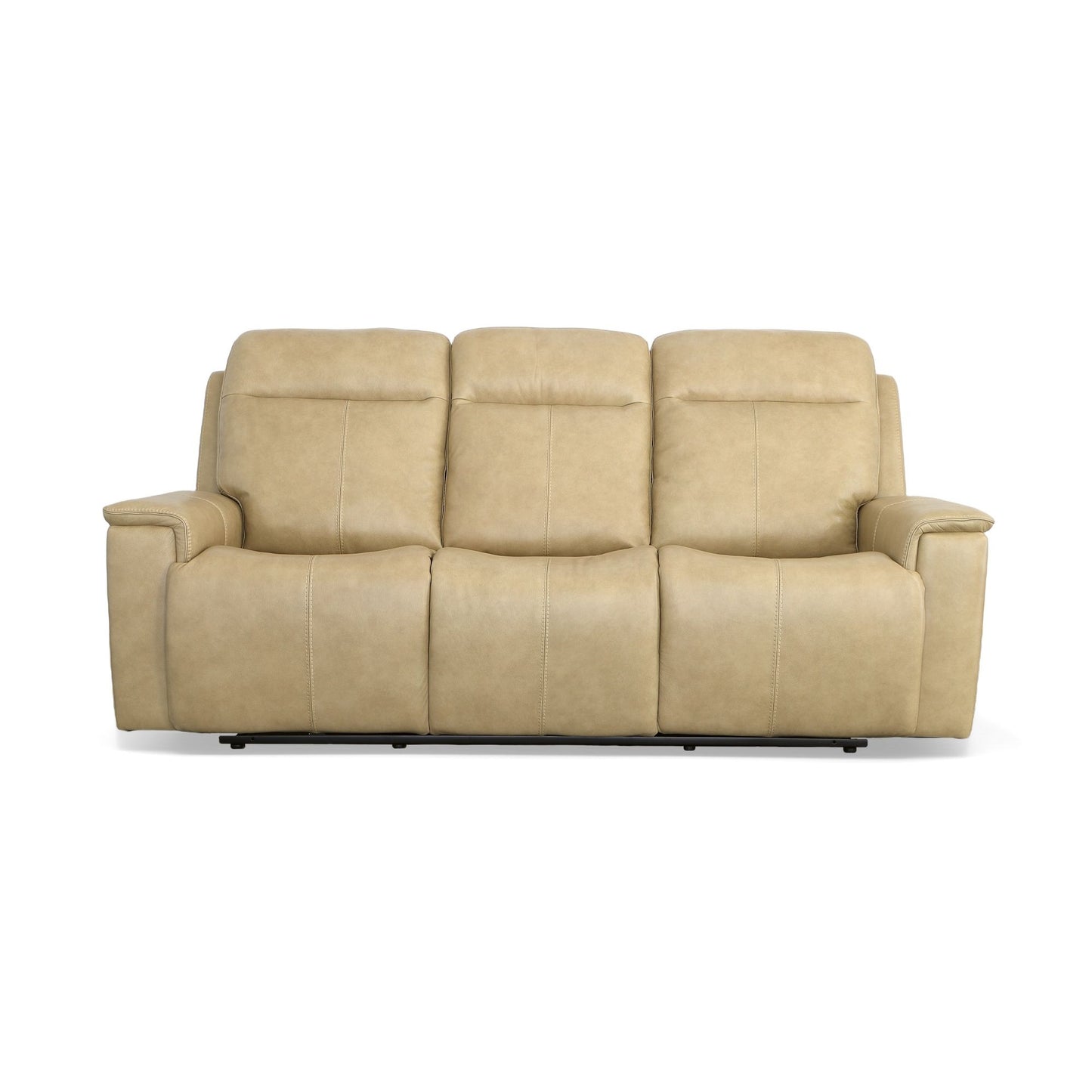 Odell - Power Reclining Sofa With Power Headrests & Lumbar - Stone