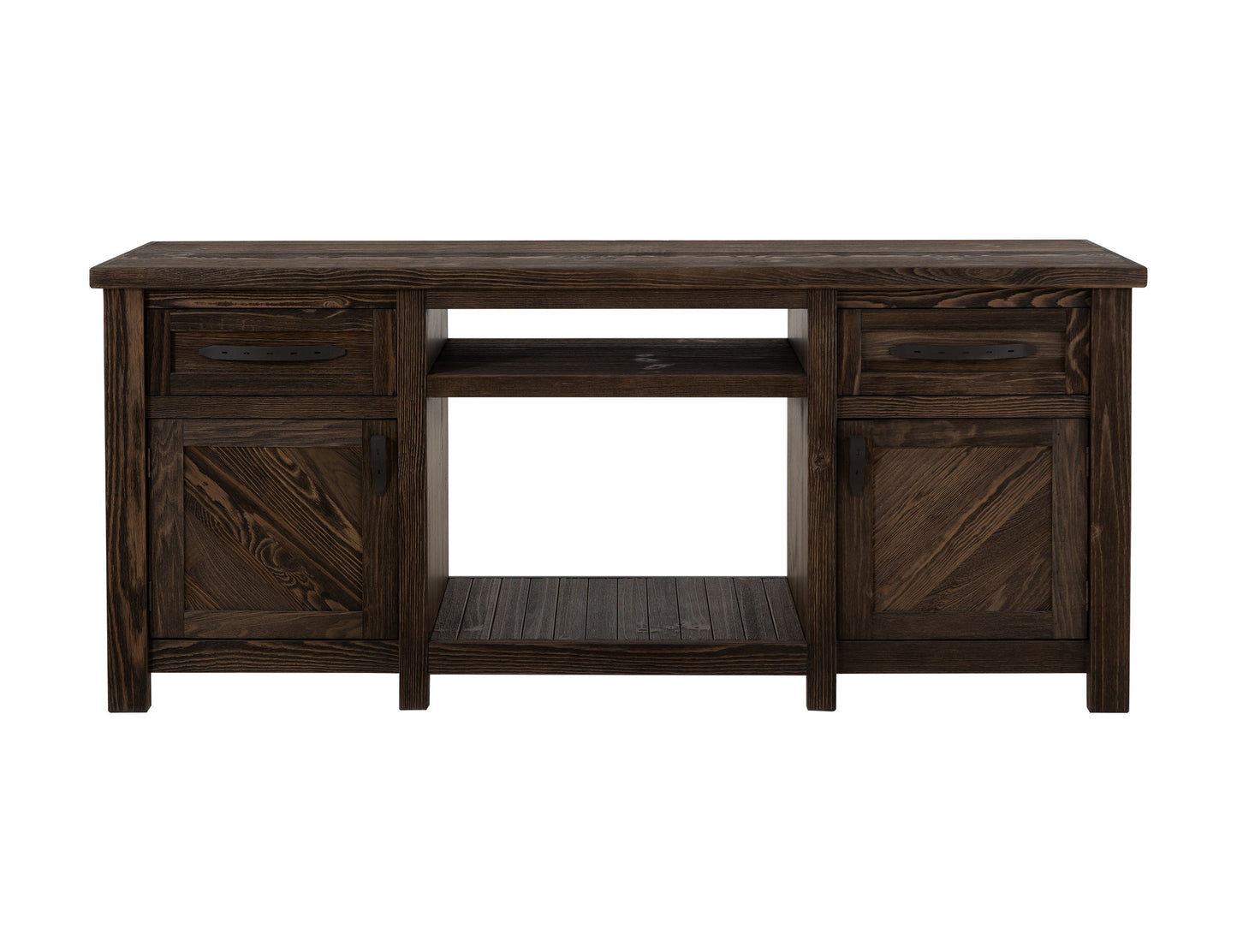 Dutton - Electric Fireplace - Rookwood Brown