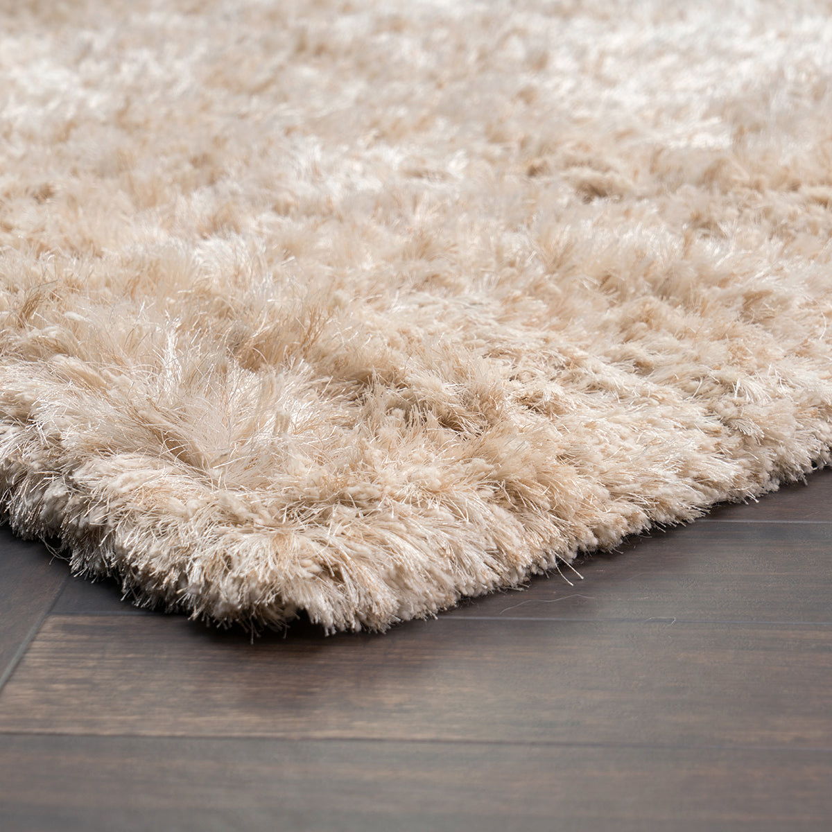 The Ritz - 1' x 1' Shag Rug - Ivory