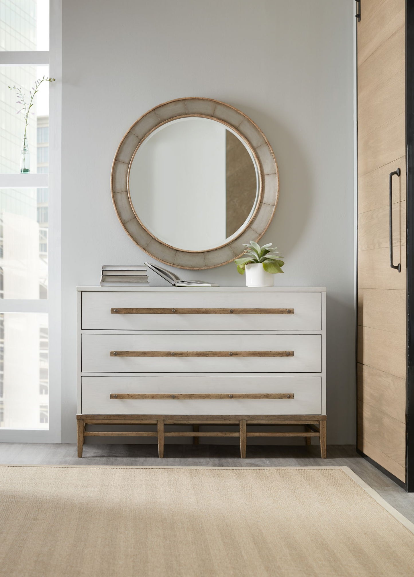Urban Elevation - 3-Drawer Bachelors Chest - White
