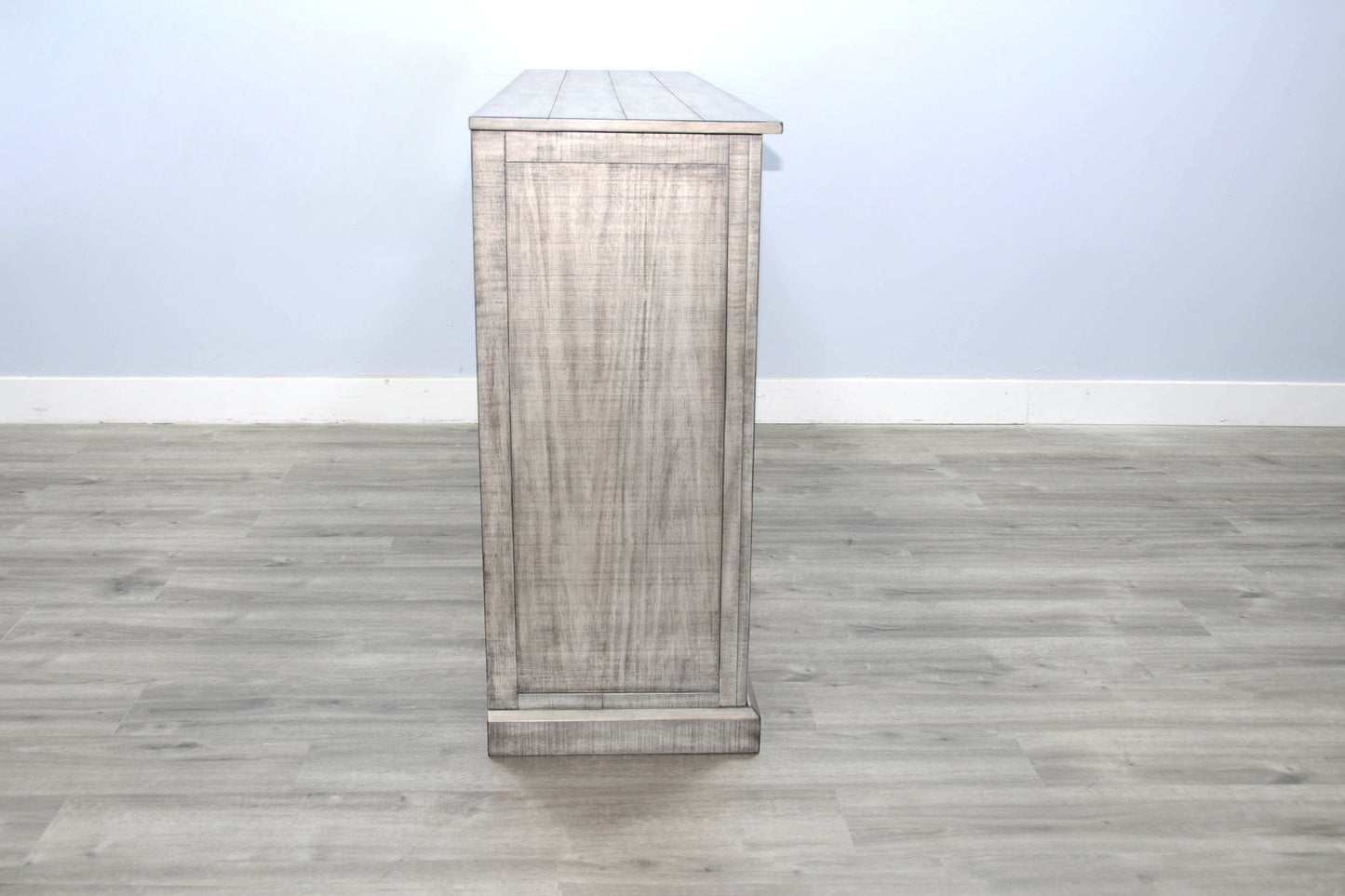 Homestead Hills - Media Console - Tobacco Leaf / Alpine Gray