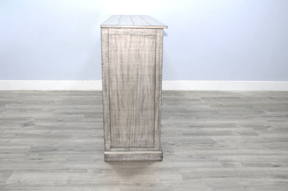 Homestead Hills - Media Console - Tobacco Leaf / Alpine Gray