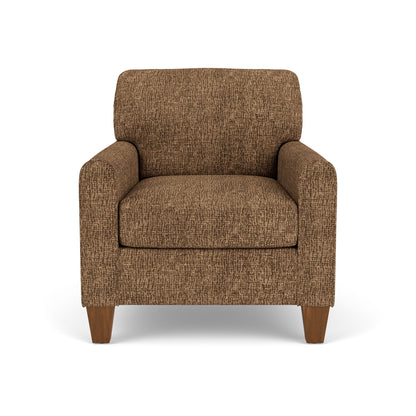 Moxy - Fabric Chair, Rounded Mailbox Arms