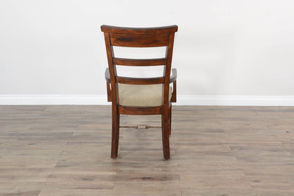 Tuscany - Arm Chair With Cushion Seat - Beige / Vintage Mocha