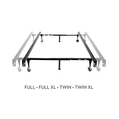 Twin / Full Adjustable Bed Frame - Wheels