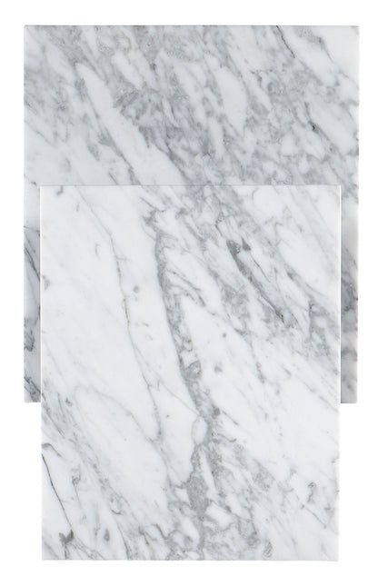 Melange - Georgie Side Table - Pearl Silver