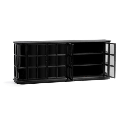 Carson - 4 Door Cabinet - Loft Black
