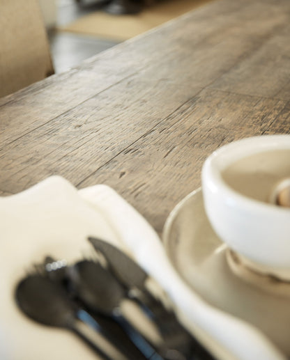 La Grange - Le Vieux 86" Double Pedestal Table With 2-18" Leaves - Light Brown