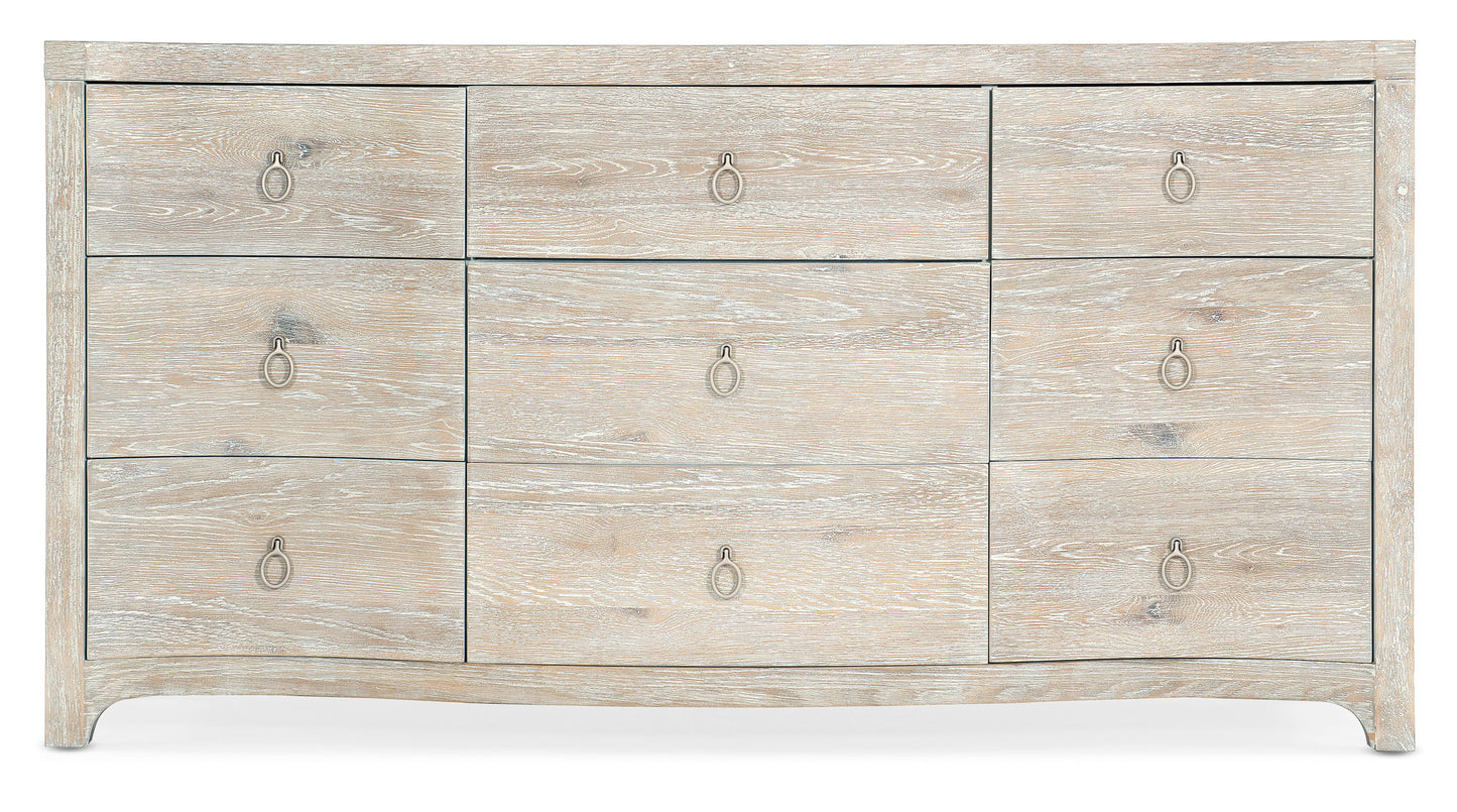 Serenity - Harbour 9-Drawer Dresser - Beige