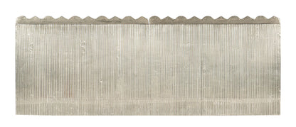 Melange - Mackenna 2-Door Chest - Pearl Silver