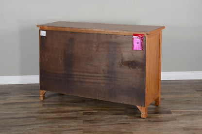 Sedona - Wood Buffet With Natural Slate - Rustic Oak