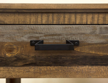 Loft - End Table - Two Tone Gray / Brown