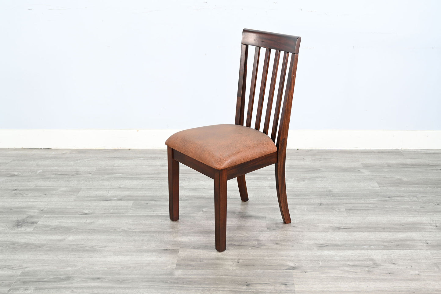 Santa Fe - Cushioned Slatback Dining Chair (Set of 2) - Dark Chocolate