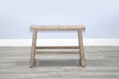 Marina - Bench With Wood Seat