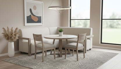 Gibson - Breakfast Nook Sofa Bench Set - Wheat