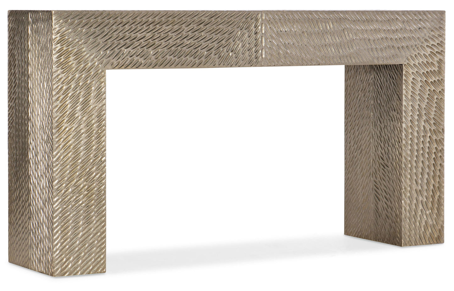 Melange - Tivoli Console Table - Pearl Silver