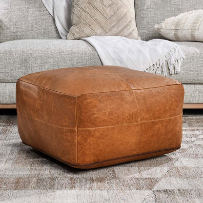 Poufs - Leather Pouf