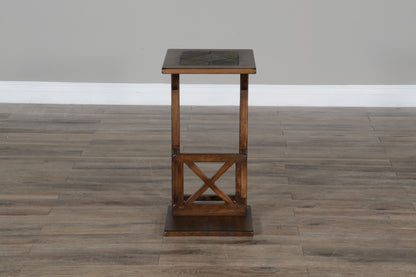 Savannah - Sofa Mate Table - Dark Brown