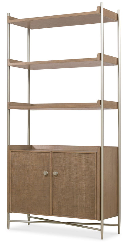 Sonnet - Sonnet Bookcase - Dark Gray