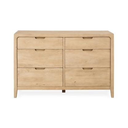 Laguna - 6 Drawer Dresser - Natural Maple