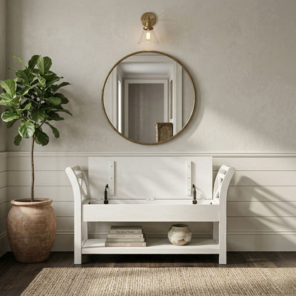 48" Accent Bench With Storage