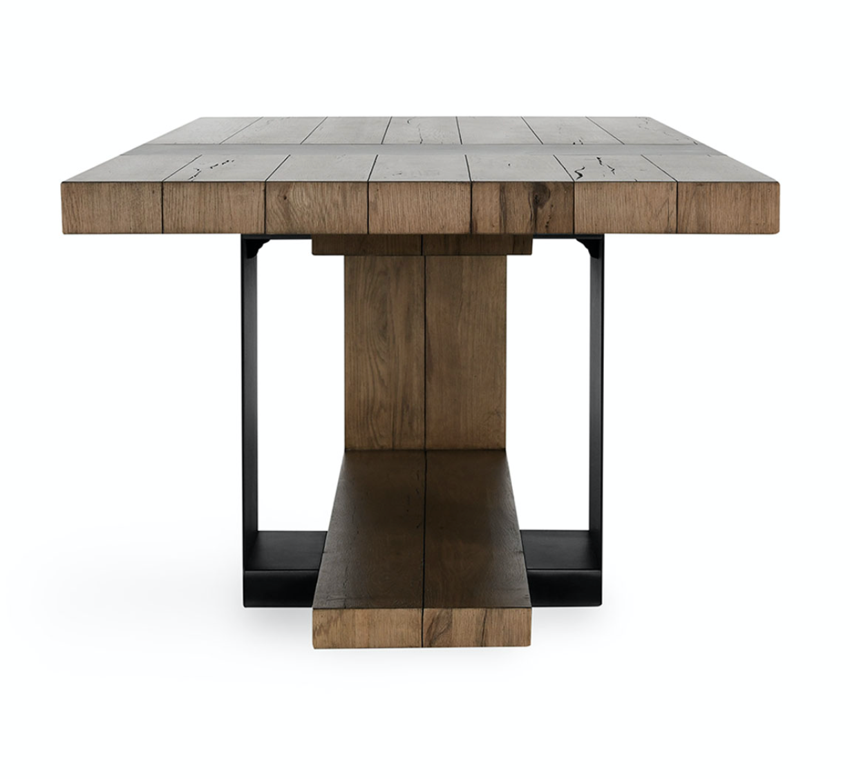 DANICA 94" DINING TABLE NATURAL OAK