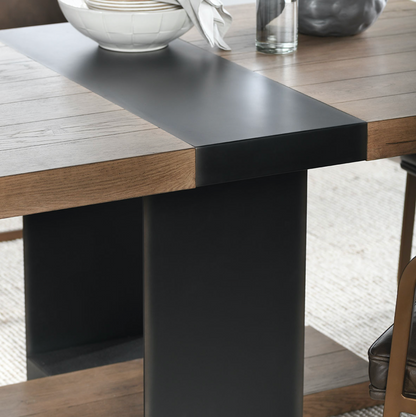 DANICA 94" DINING TABLE NATURAL OAK