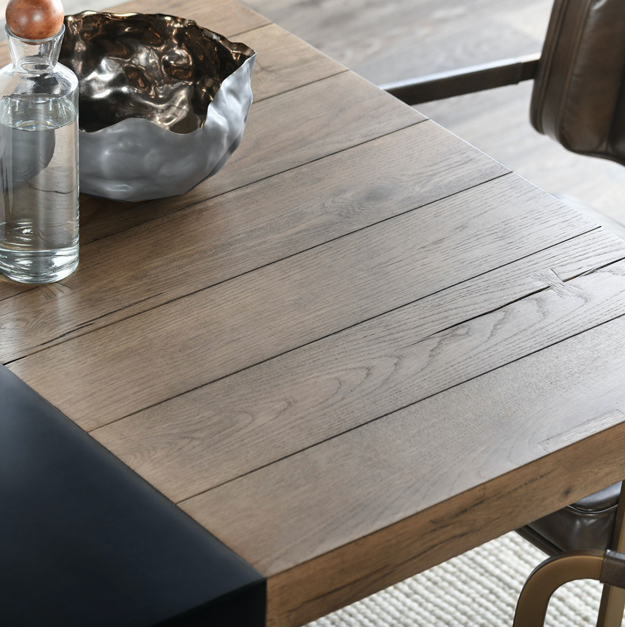 DANICA 94" DINING TABLE NATURAL OAK