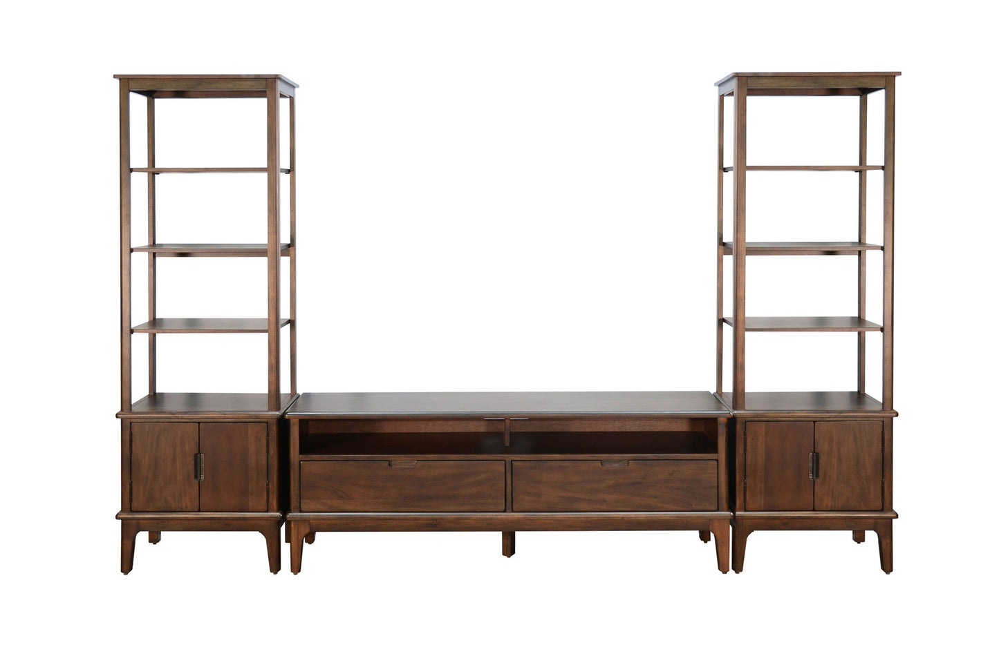 3660Cb - Modern TV Stand With Storage Drawers - Coffee Bean