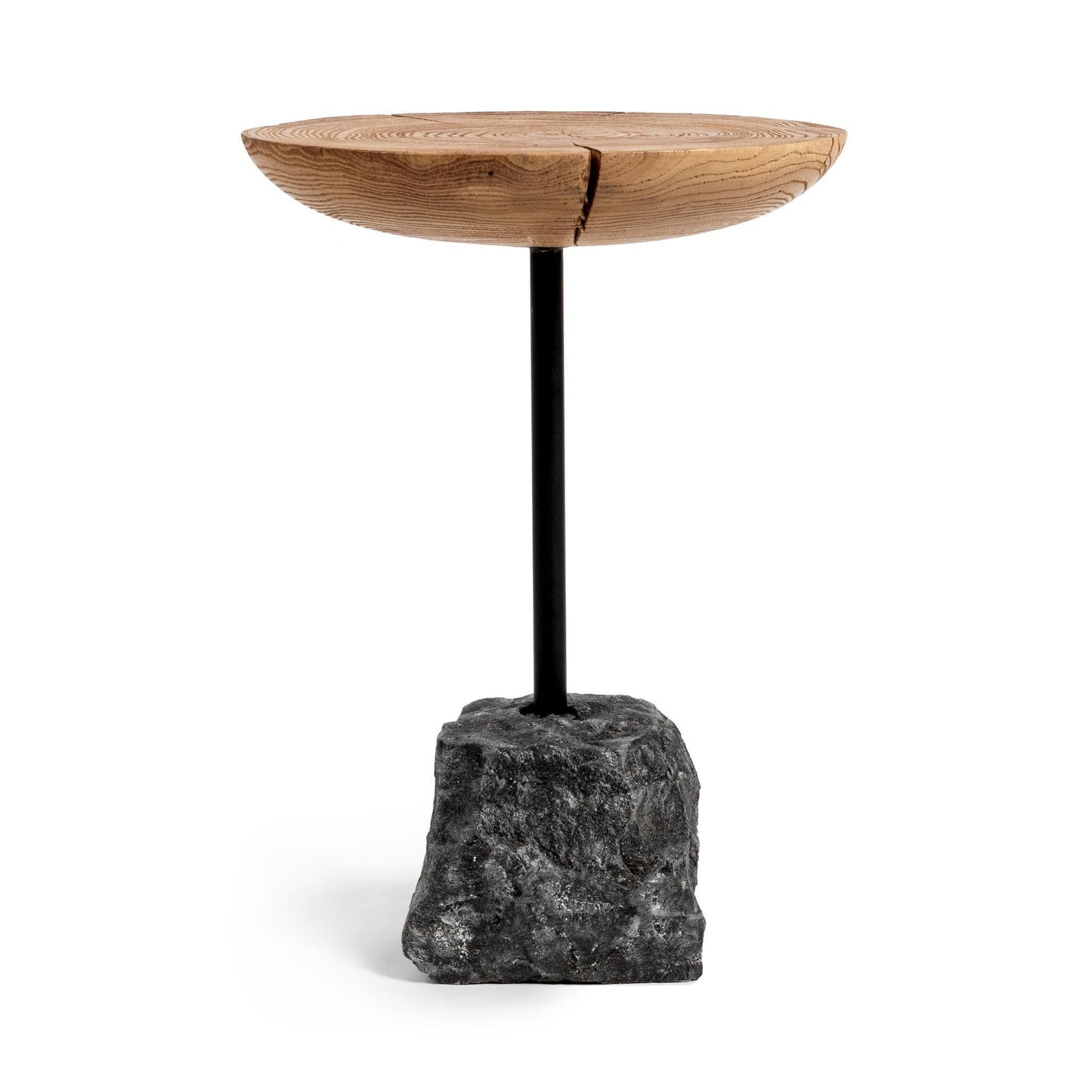 Linden - End Table - Natural / Black