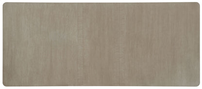 Affinity - 78" Rectangle Pedestal Dining Table With 2-18" Leaves - Gray
