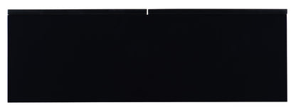 Melange - Fingerprints 2-Door Credenza - Black / Gold