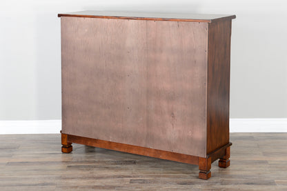 Santa Fe - Traditional Wood Bookcase - Dark Chocolate