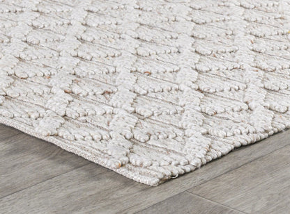 Portola - 1' x 1' Rug - Natural / Ivory