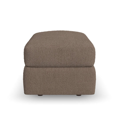 Chevy - Fabric Ottoman Pouf - Brown