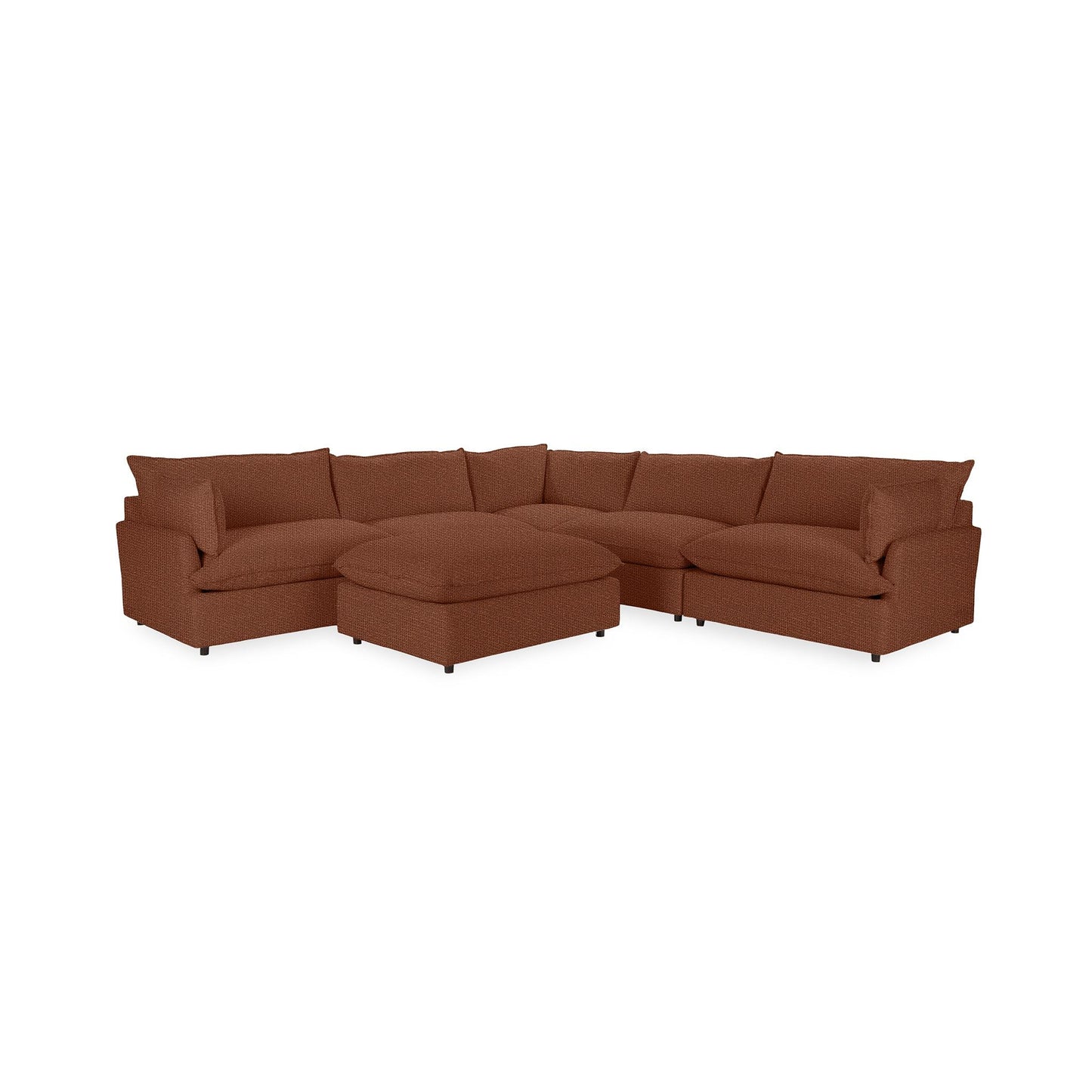 Caplan - 6 Piece Modular Sectional With Ottoman