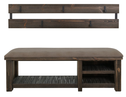 Dutton - Hall Tree - Rookwood Brown