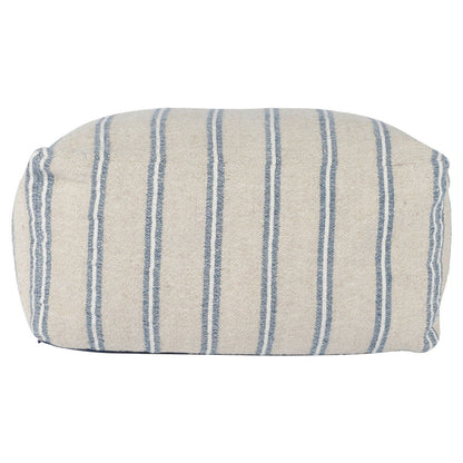 Delgada - Pouf - Natural / Blue