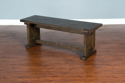 Homestead - Wood Side Bench - Tobacco Leaf