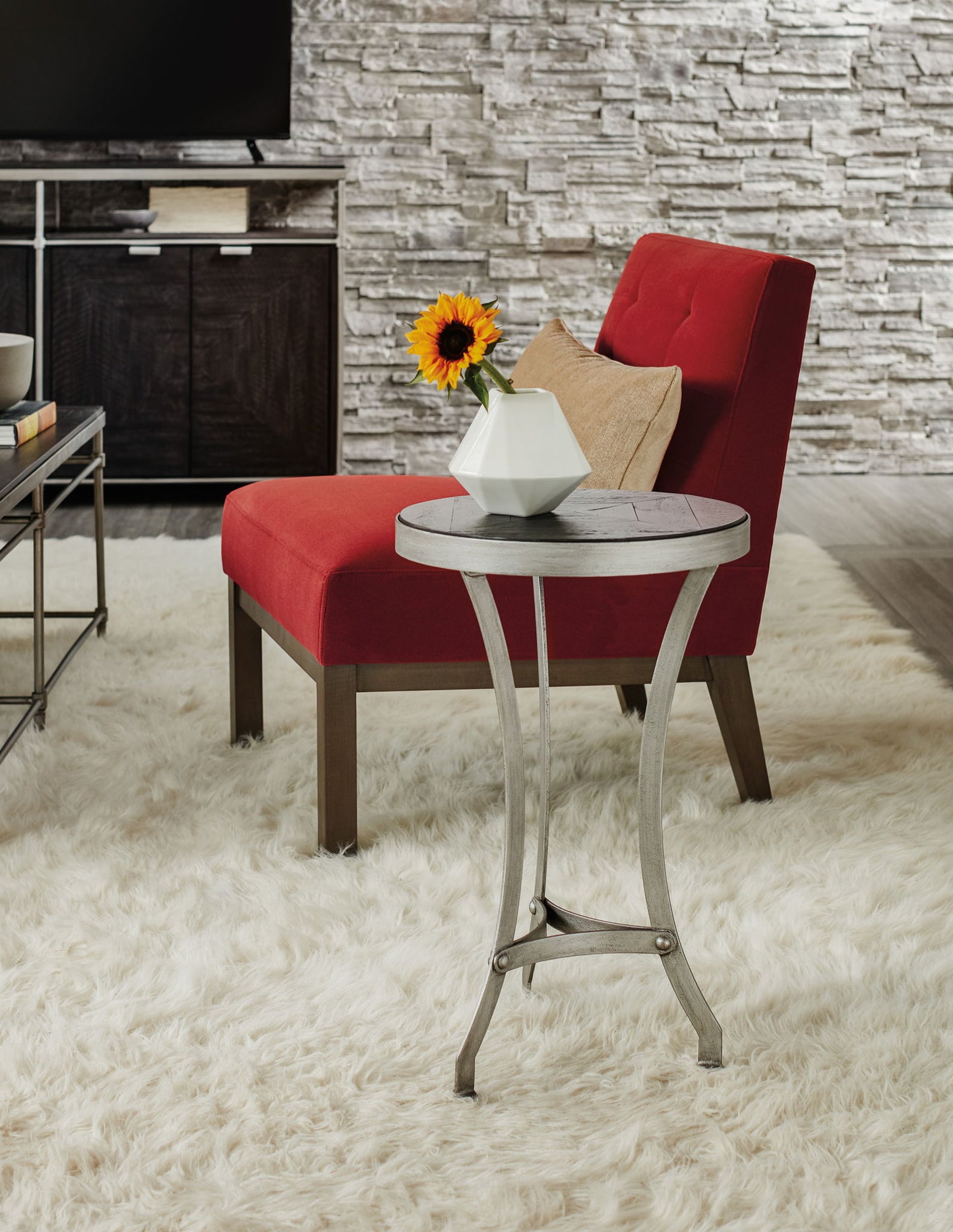 Commerce And Market - Saint Armand Accent Martini Table