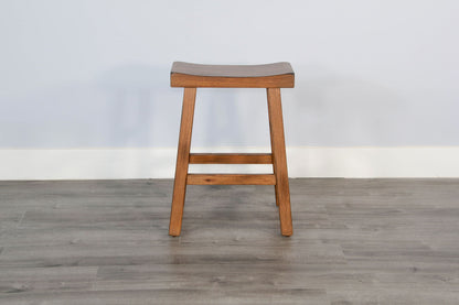 Sedona - Saddle Seat Stool With Wood Seat