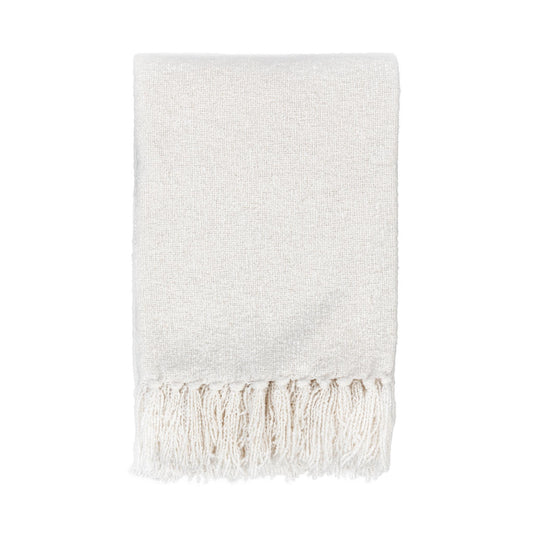 Aria - 50" x 70" Boucle Throw - Ivory