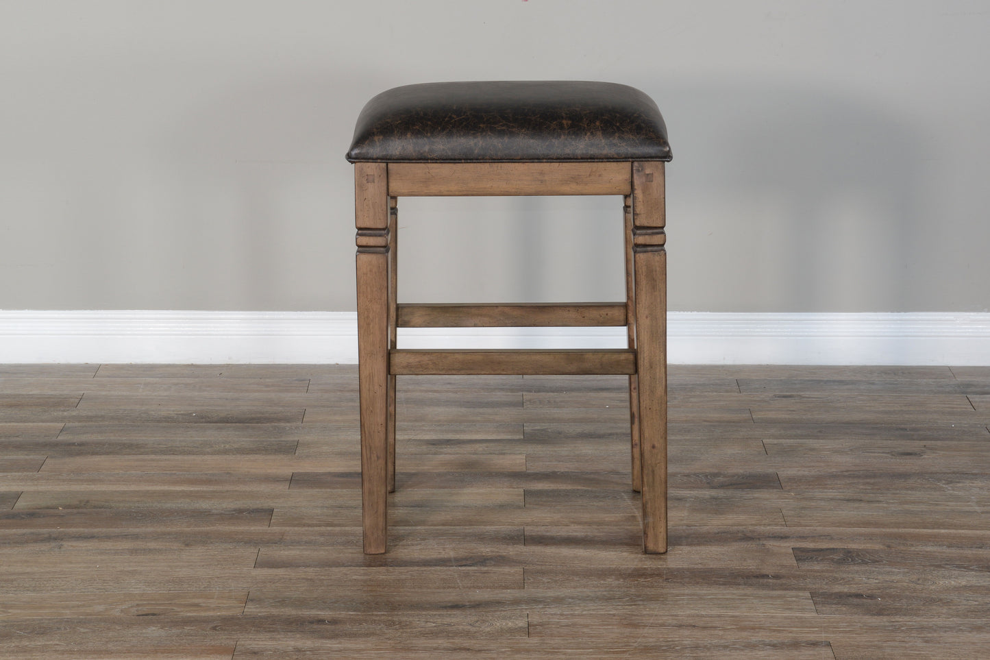 Doe Valley - Backless Stool With Cushion Seat (Set of 2) - Buckskin