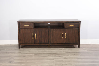 Media Console With Two Cabinets